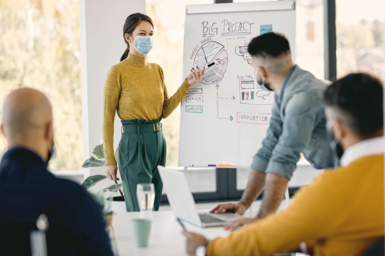 Environnement de travail moderne pour la formation financière